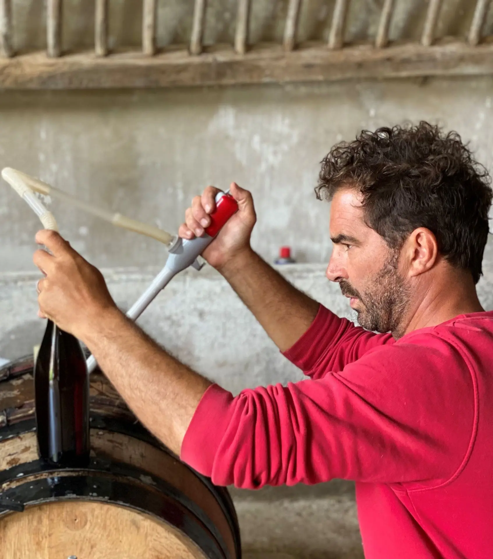 David ancien Technicien Viticulture Oenologie agent de vigneron