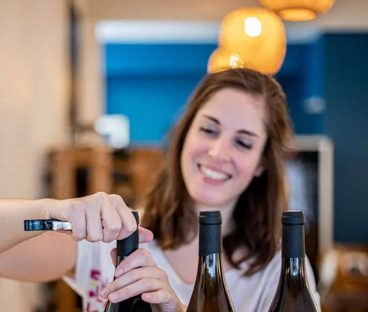 Lisa ancienne conseillere commerciale vins et spiritueux gérante d'un bar à vin